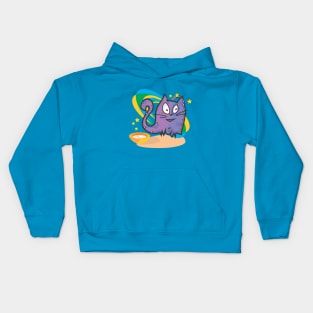 Magic Pets: Funny Cat Cata-Vento Shines Kids Hoodie